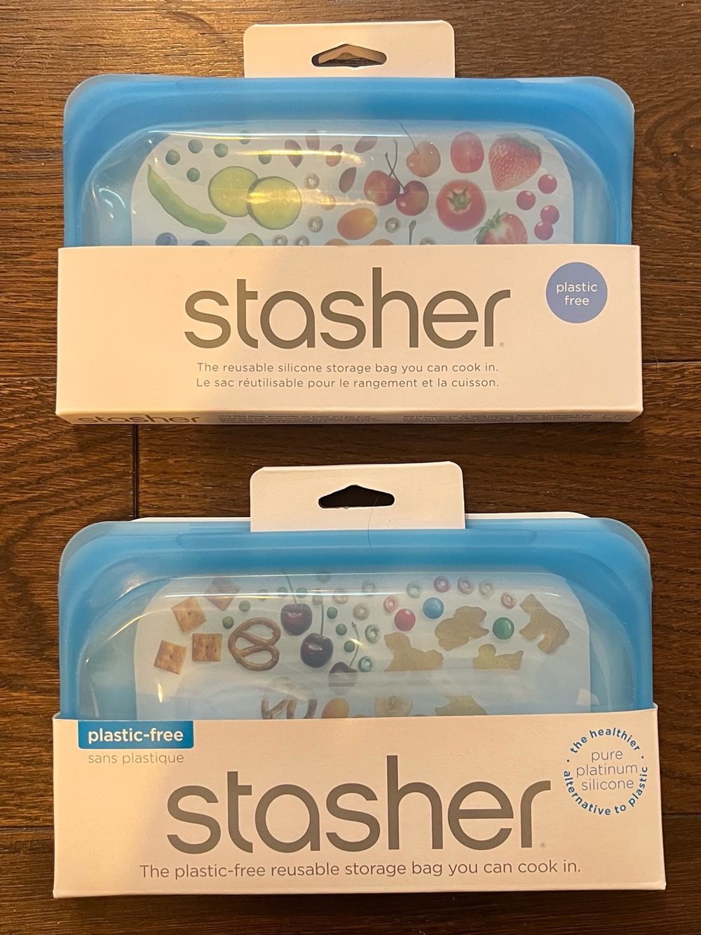 Stasher Snack Bags x2